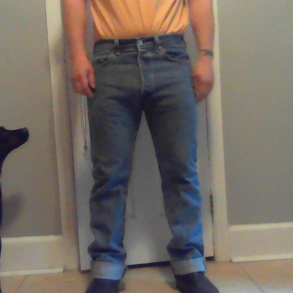 Levis 501 32/32 blue jeans - Picture 4 of 14